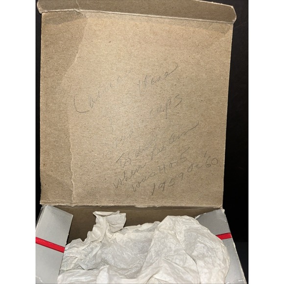 VTG Set of 4 Commodore Japan Noel Santa Faces Ceramic Mugs Hand Painted  1950's - Picture 13 of 13